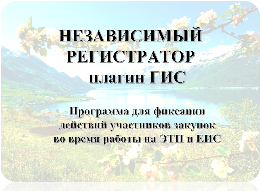 Еис независимый регистратор