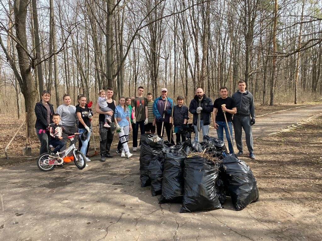 Субботник в посёлке Ключевом