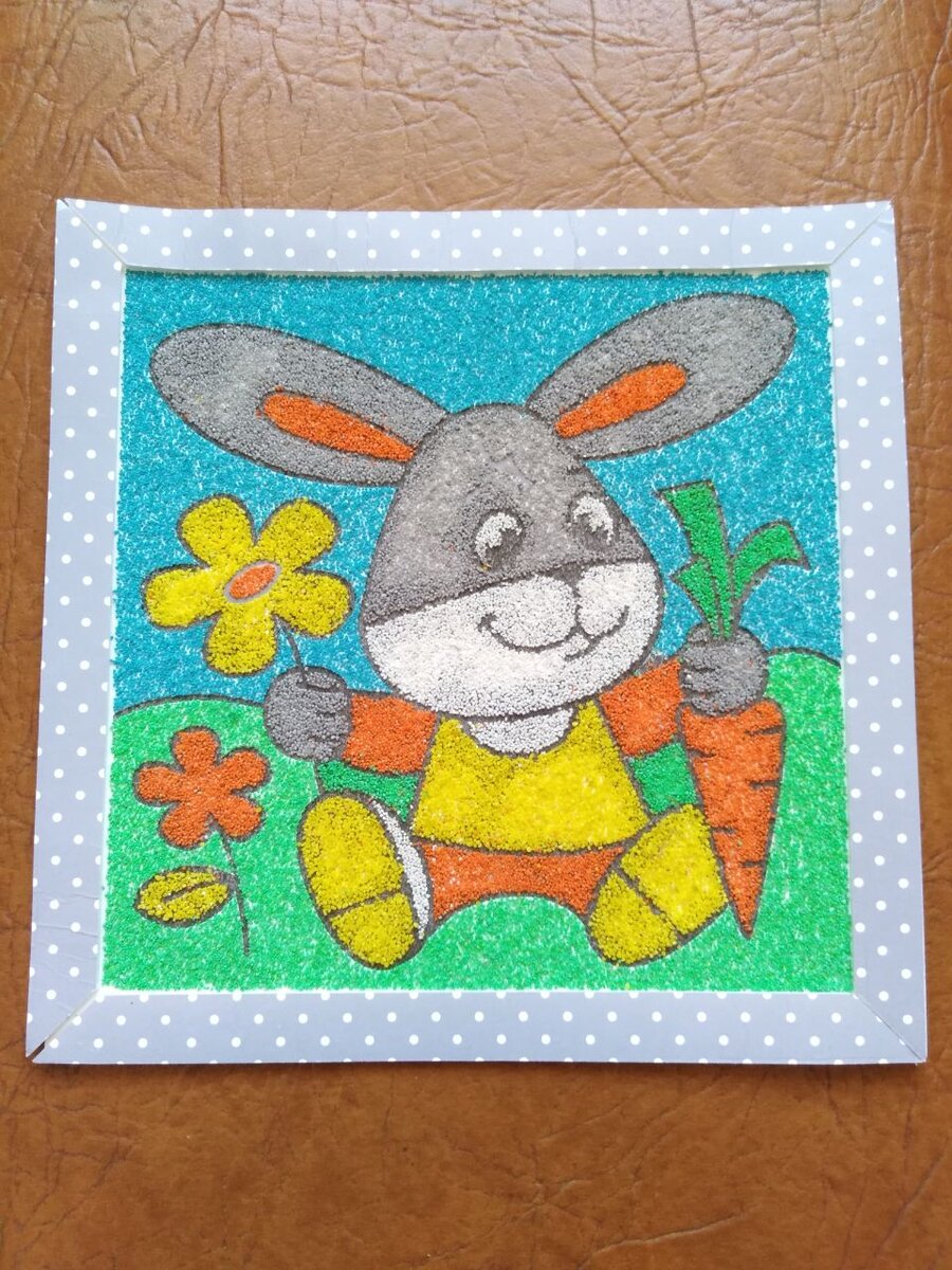 Вот такие мы уже сделали. Песок отличается в разных наборах, где-то крупнее, где-то помельче. 