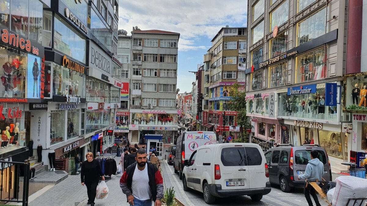 Рынок в Стамбуле.