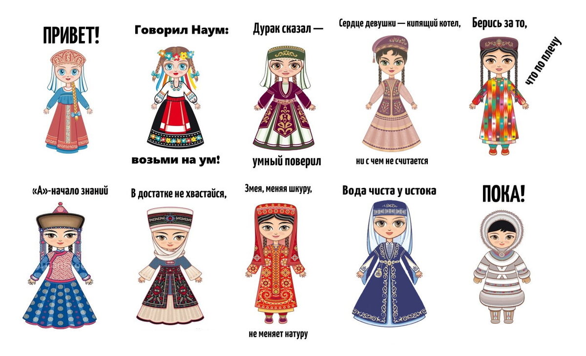 Стикерпак "Народы России"