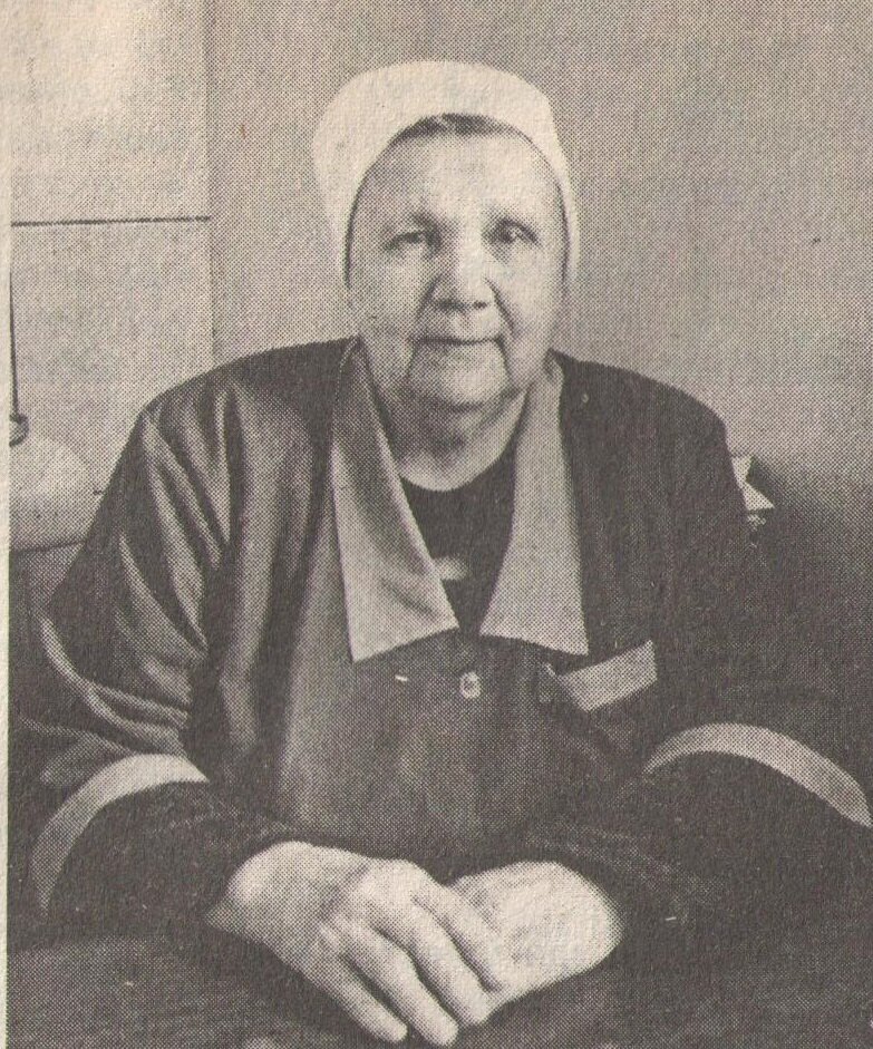 Александра Алексеевна Амелютина в 2007 году.