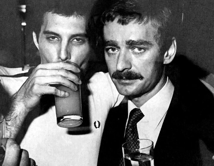 Фредди Меркьюри и Пол Прентер(фото из открытых источников)