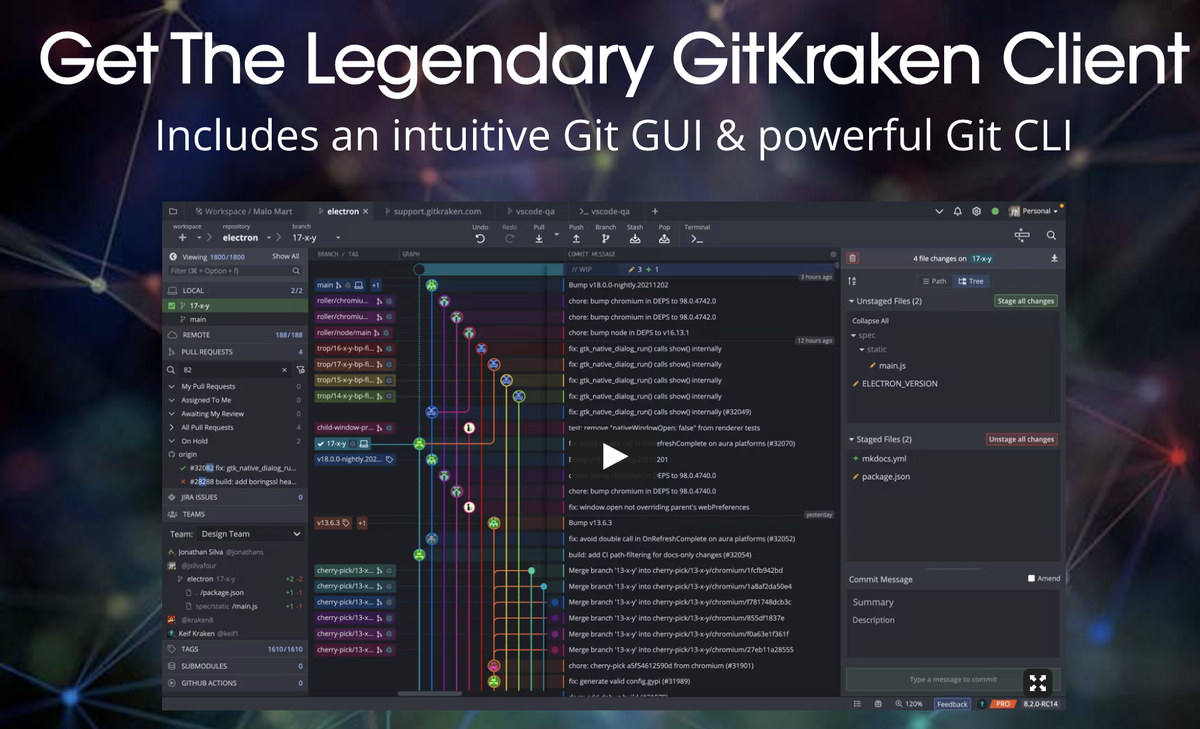 Высокоэффективный GUI git клиент. | Javascript | Дзен
