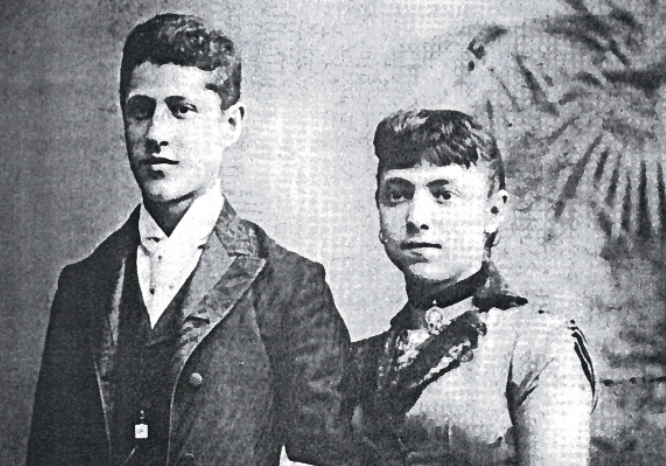 Николай и его супруга – младший сын Якова Прицкера 