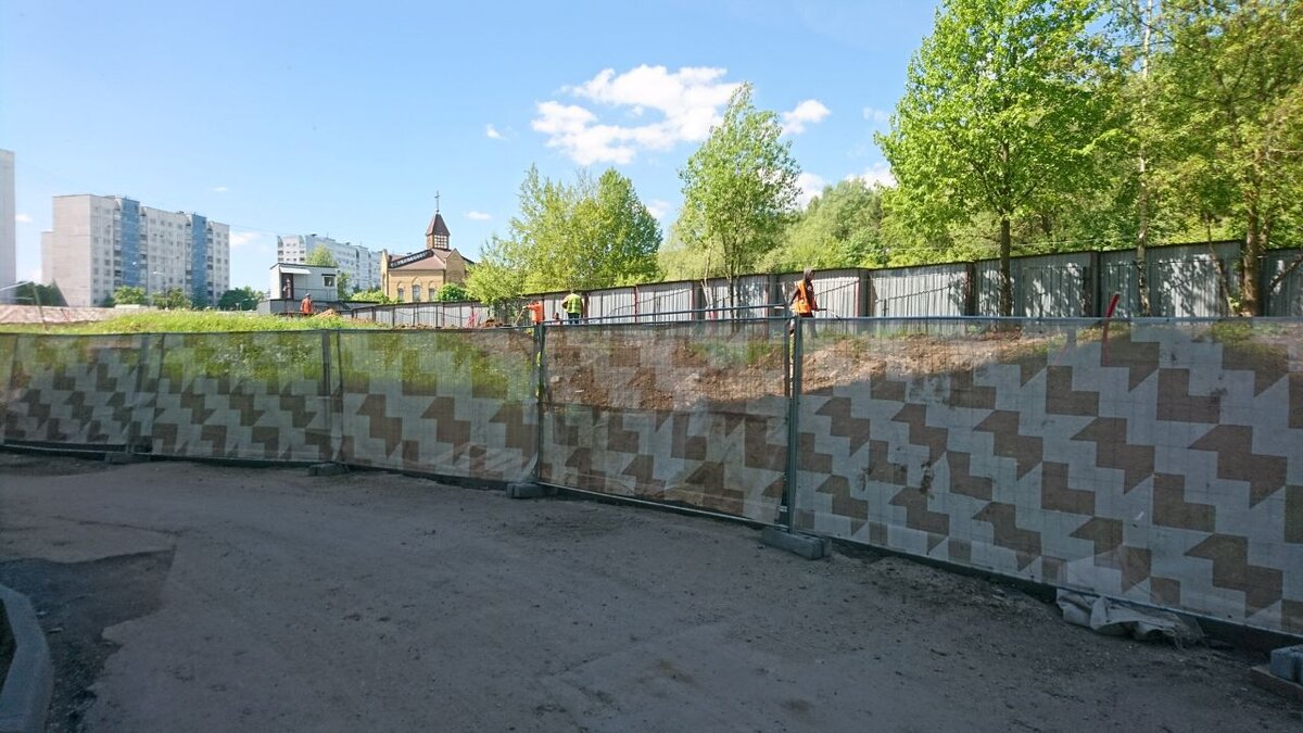 Начало загородки