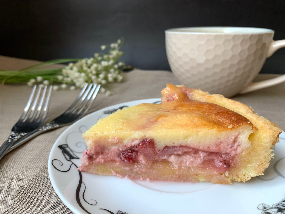 Цветаевский пирог с яблоками и сливами