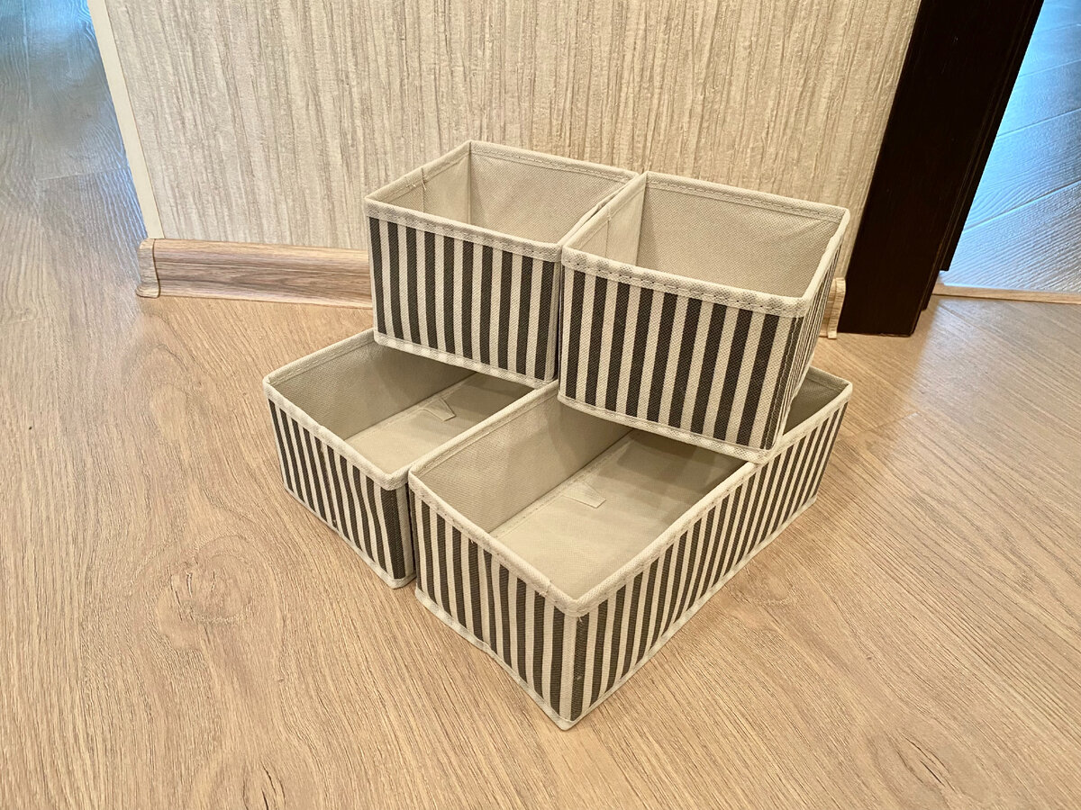 Внешний вид. Набор систем хранения Save&Soft складные с застежкой-молнией. Листайте вправо —>