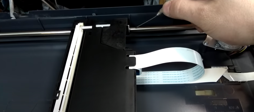 Собираем сканер и панель управления в обратном порядке