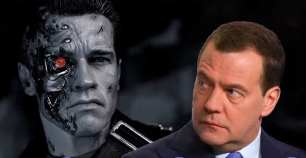 Терминатор и пообещавший за Крым Судный день Дмитрий Анатольевич. 