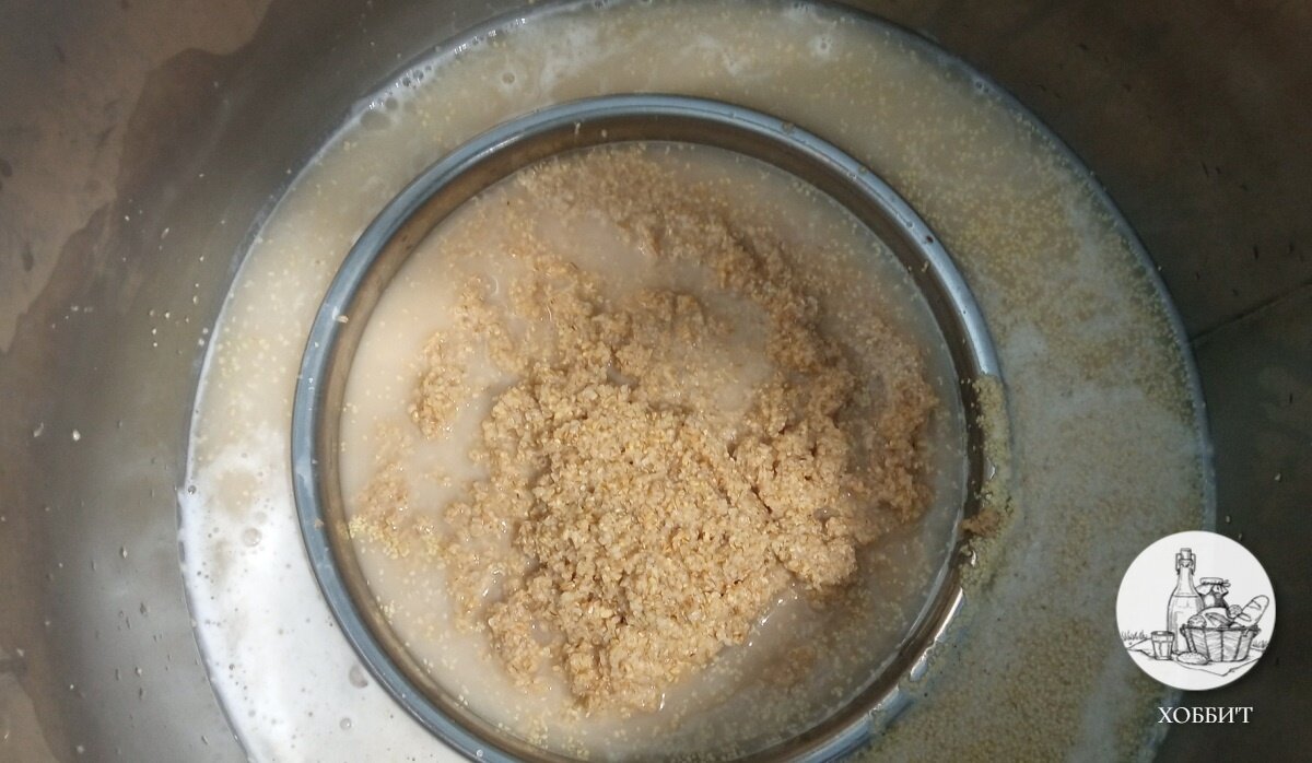 Брага с дробиной в кубе