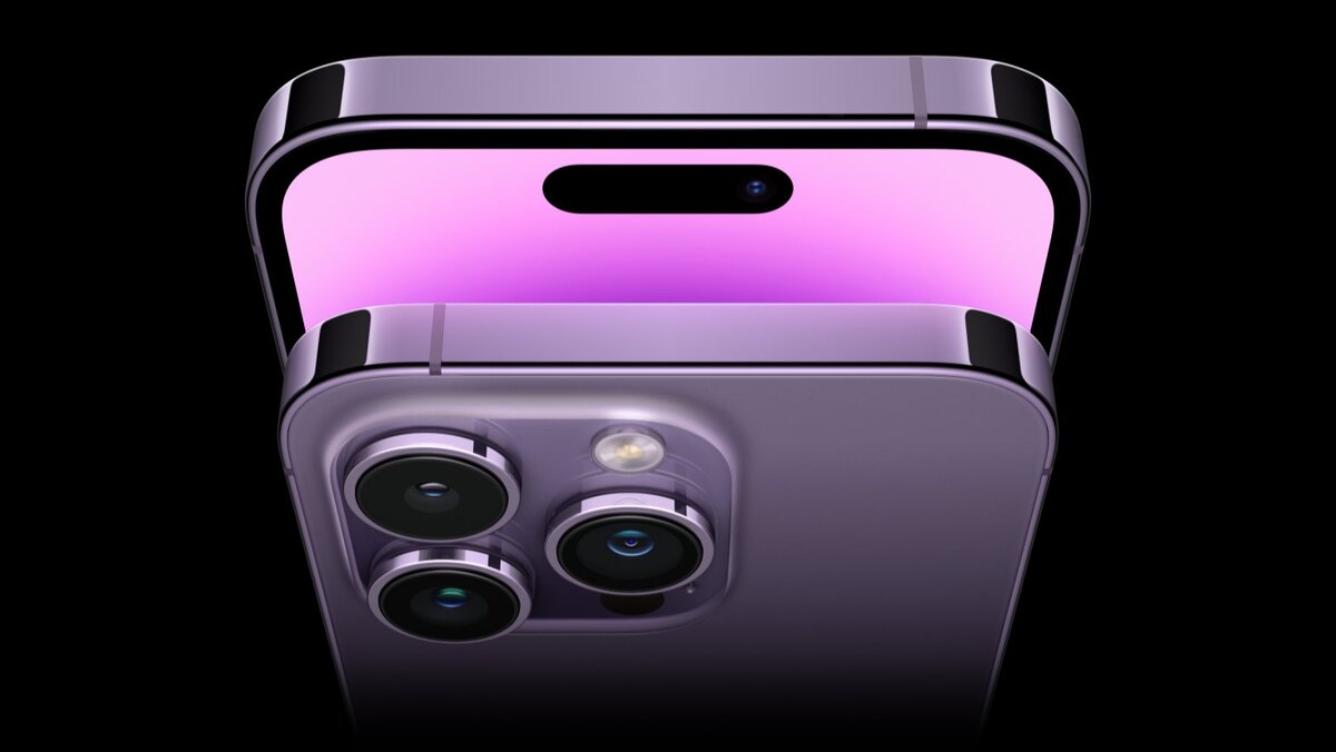 Официальный рендер iPhone 14 Pro