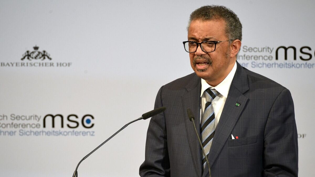    Генеральный директор Всемирной организации здравоохранения (ВОЗ) Тедрос Адханом Гебрейесус© РИА Новости / Алексей Витвицкий