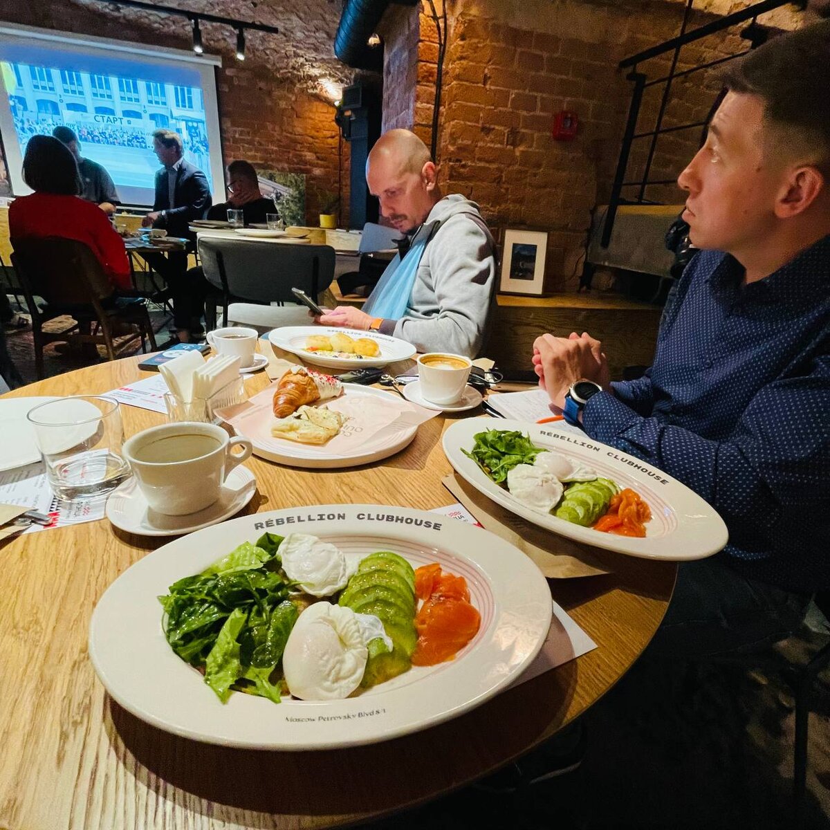 Владимир Болотин (Run&Roll) и Максим Силаев на пресс-конференции