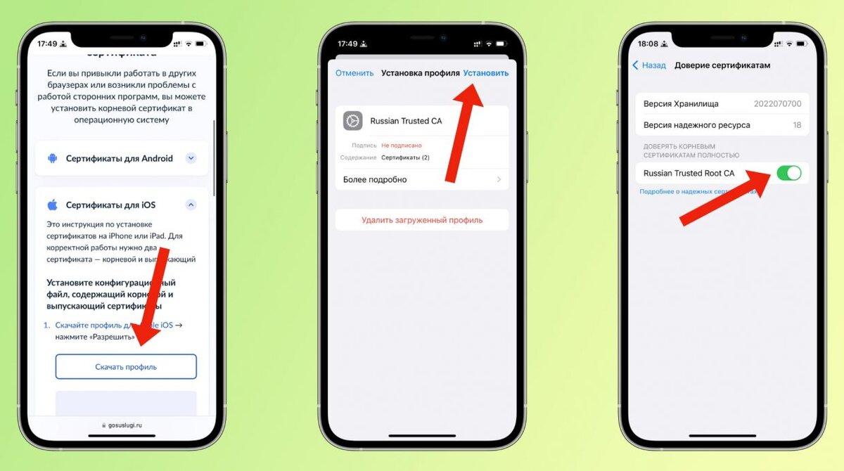 Как установить сертификаты безопасности от Минцифры на ios и почему это  может быть важно? | ALNAIR | Дзен