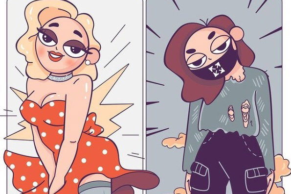     Честные и смешные комиксы о том, на что идут девушки, чтобы быть красивыми