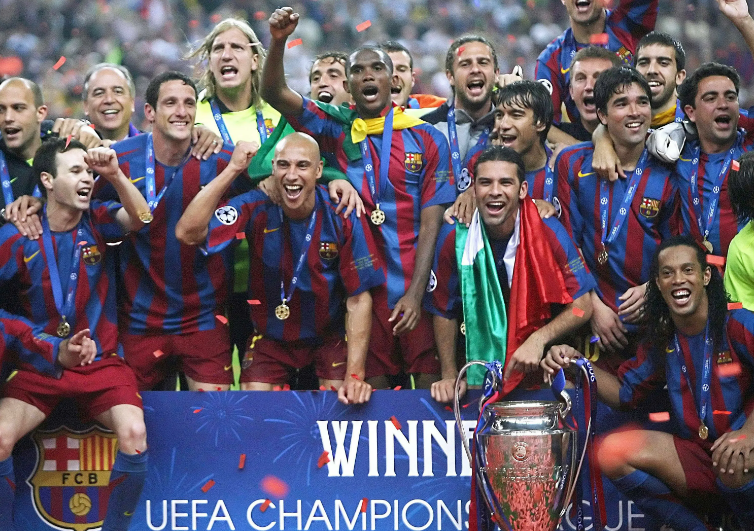 Барселона только что обыграла Арсенал в финале Лиги Чемпионов - 2006