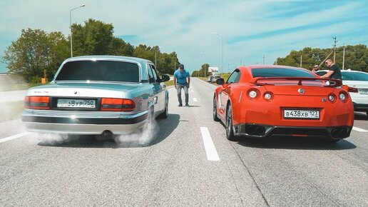 Télécharger la video: Секретная ВОЛГА 600 лс спорит с TOYOTA SUPRA и NISSAN GT-R