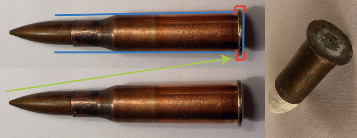 Фланец на патроне. Коллаж Автора