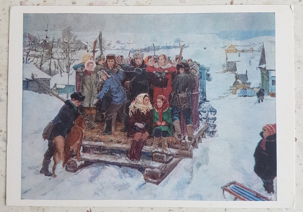 В. Киселев "школьники" 1975 год.