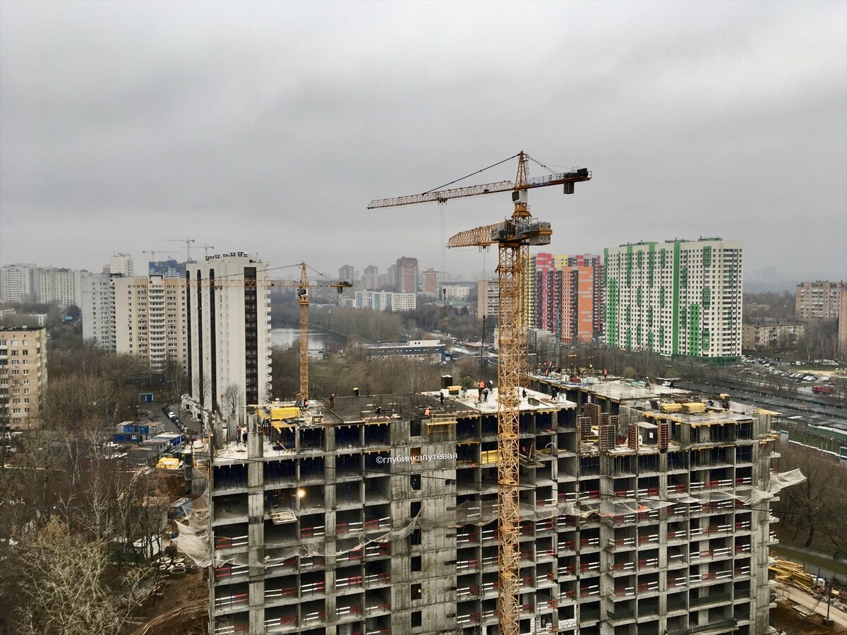 Москва всё уплотняется и застраивается