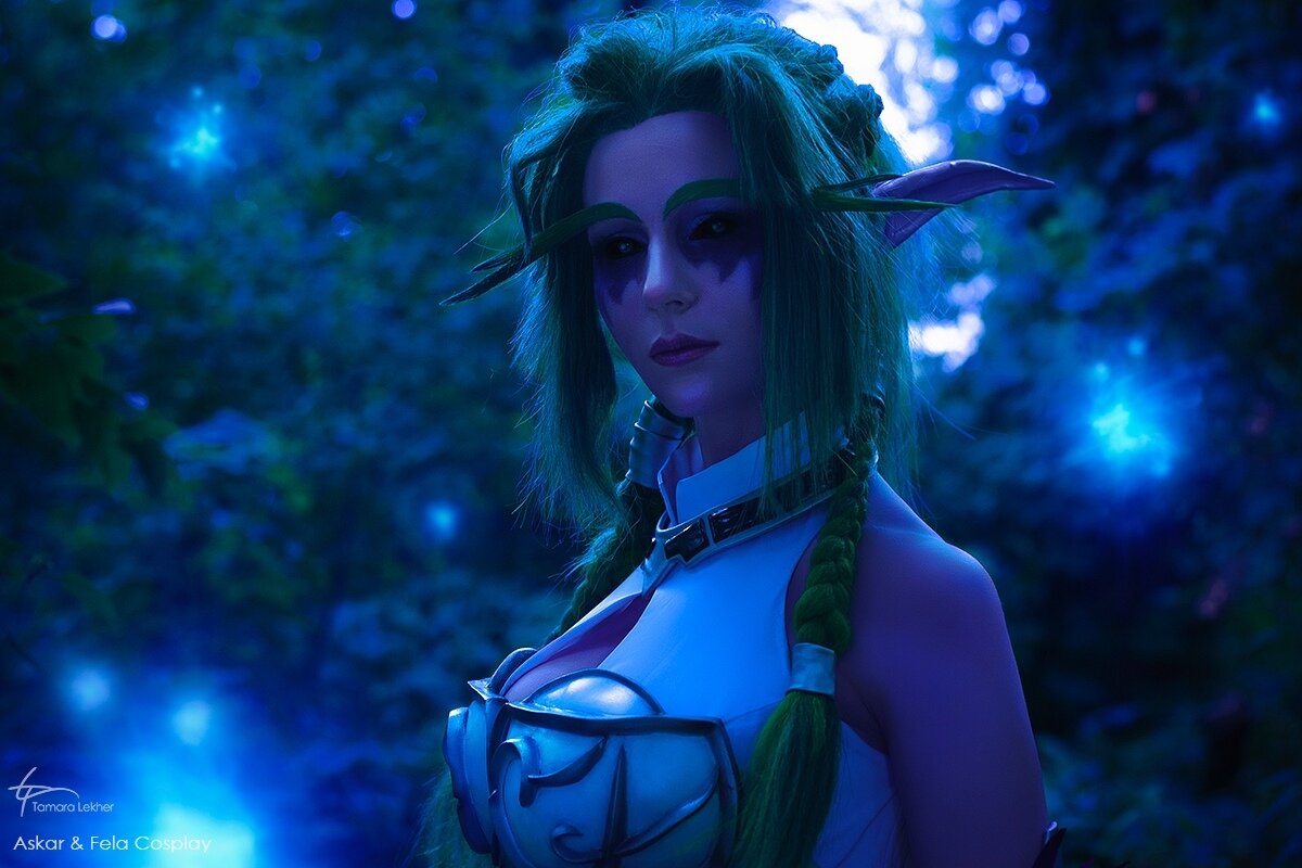 Юлия Мурзич в роли Ночной Воительницы