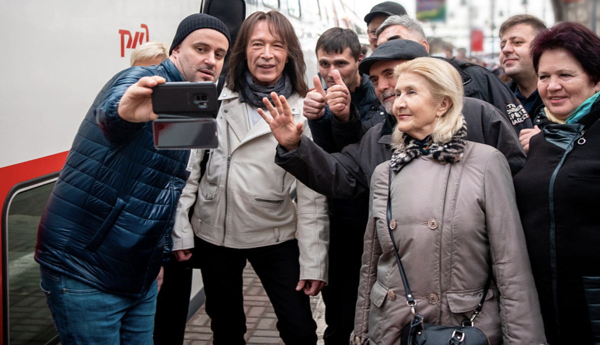 Встреча с Игорем Романовым на Ленинградском вокзале