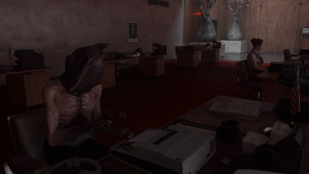 Кадр из игры Control