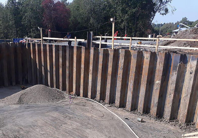 Шпунтовое ограждение