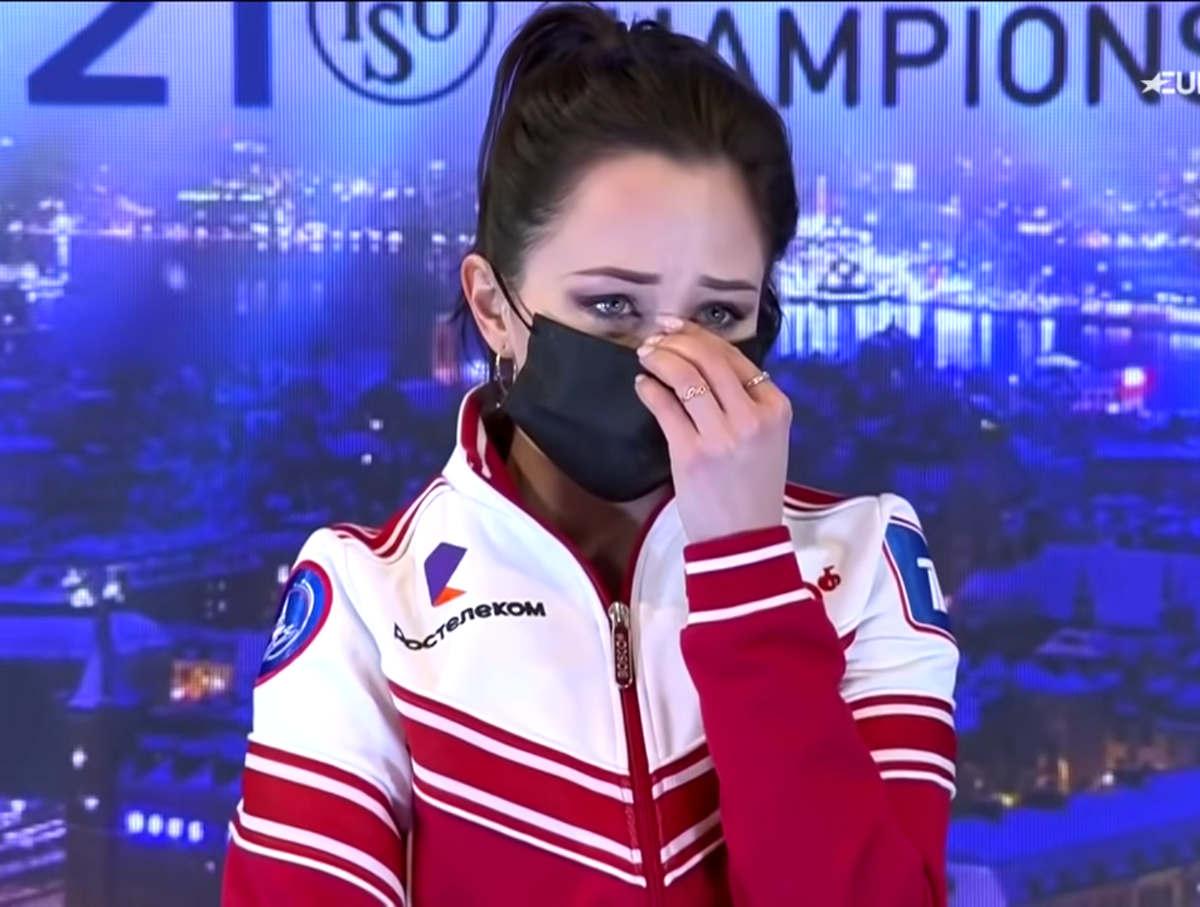 Елизавета Туктамышева на Чемпионате мира 2021 г.