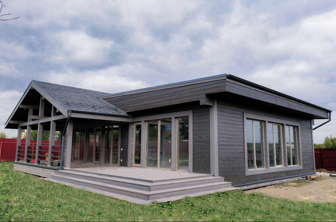 Каркасная баня. Фото из личного архива автора