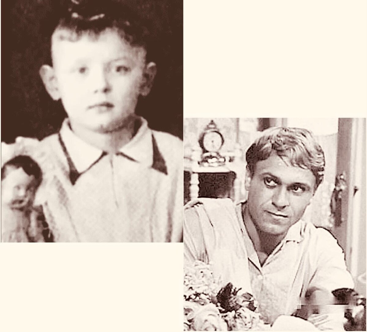 Едва научившись читать, мальчик стал бредить театром кино. Мама и Мама мечтали, что сын будет военным или ученым. В шахте будущая звезда отработал около года. 