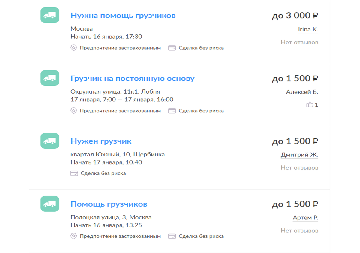 Запрос выдает такие результаты