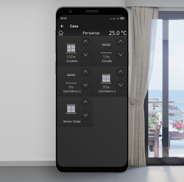 QR код для удобной синхронизации сенсорной панели KNX Zennio Z70v2 и телефона.