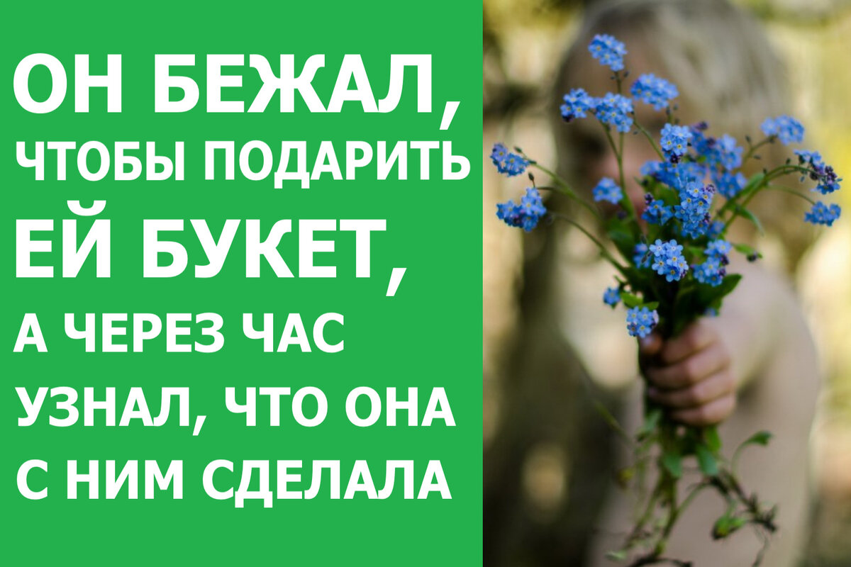 Он бежал, чтобы подарить ей букет, а через час узнал, что она с ним сделала  | Мастерская Александра Молчанова | Дзен