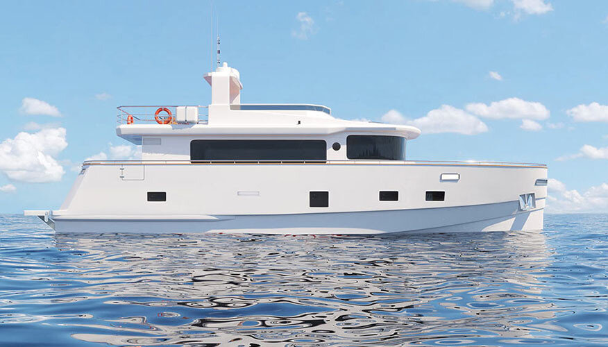 Стальная моторная яхта Popilov 19.99S