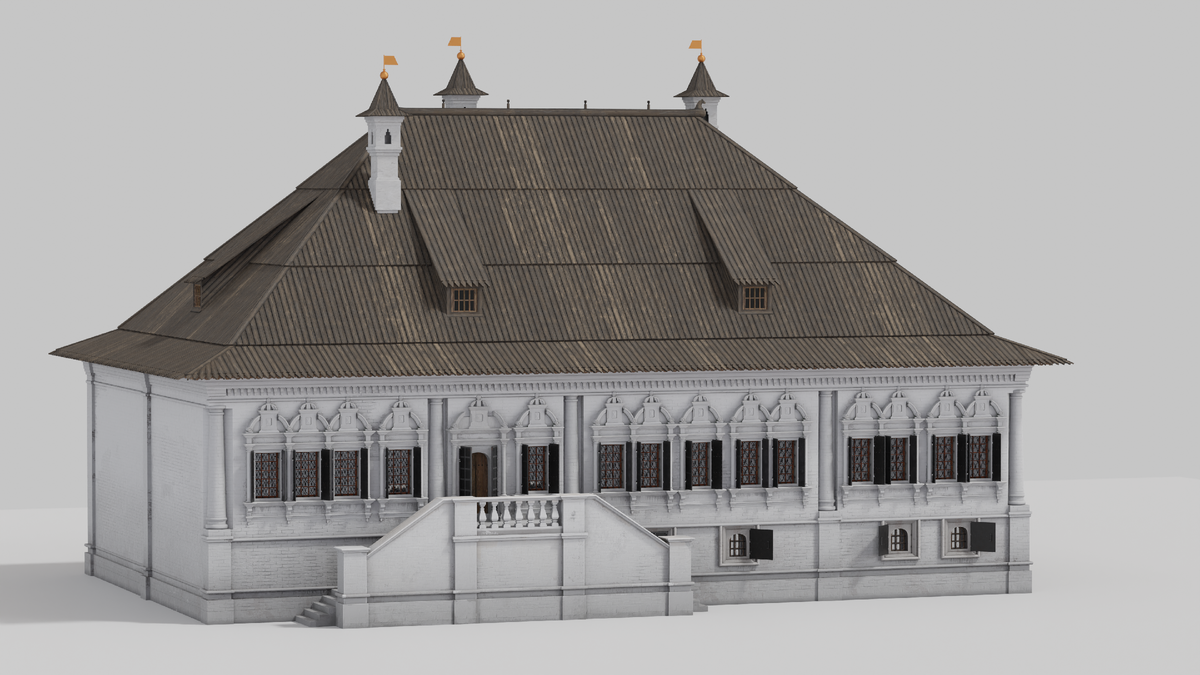 Палаты Ван дер Гульстов в XVII веке: 3D-реконструкция музея Басманного района