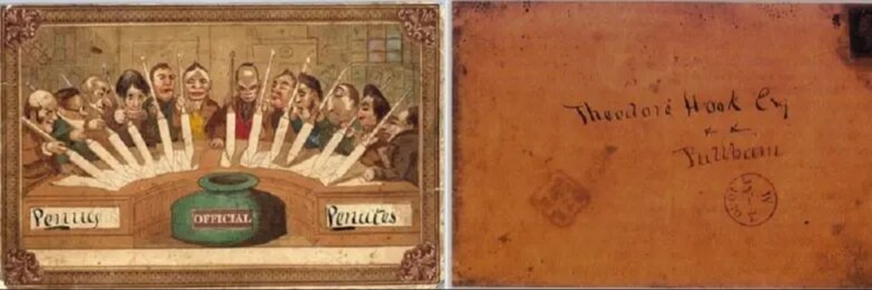 Открытка семейства Коулов