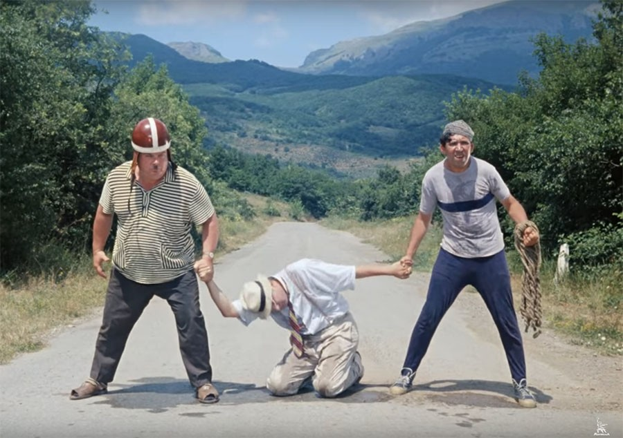 Кавказская пленница кадр из фильма.