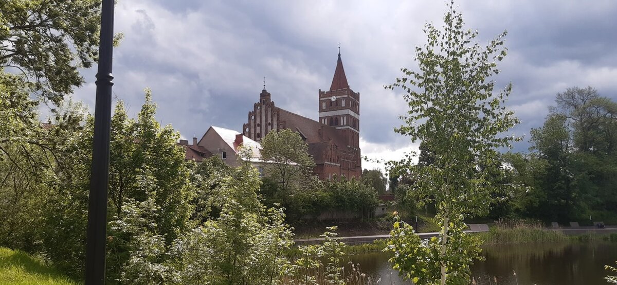 Кирха Святого Георга. Правдинск, май 2022 года.