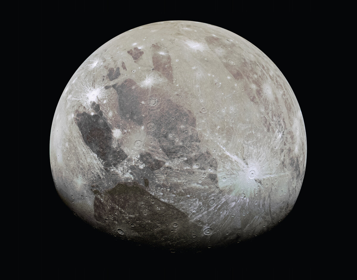 Ганимед. NASA/JPL-Caltech/SwRI/MSSS