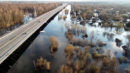 Затопление Брянска после слива воды в Десногорске