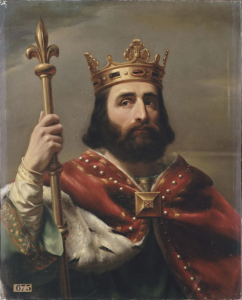 Пипин Короткий. Картина Л-Ф Амьеля, 1837 год. 