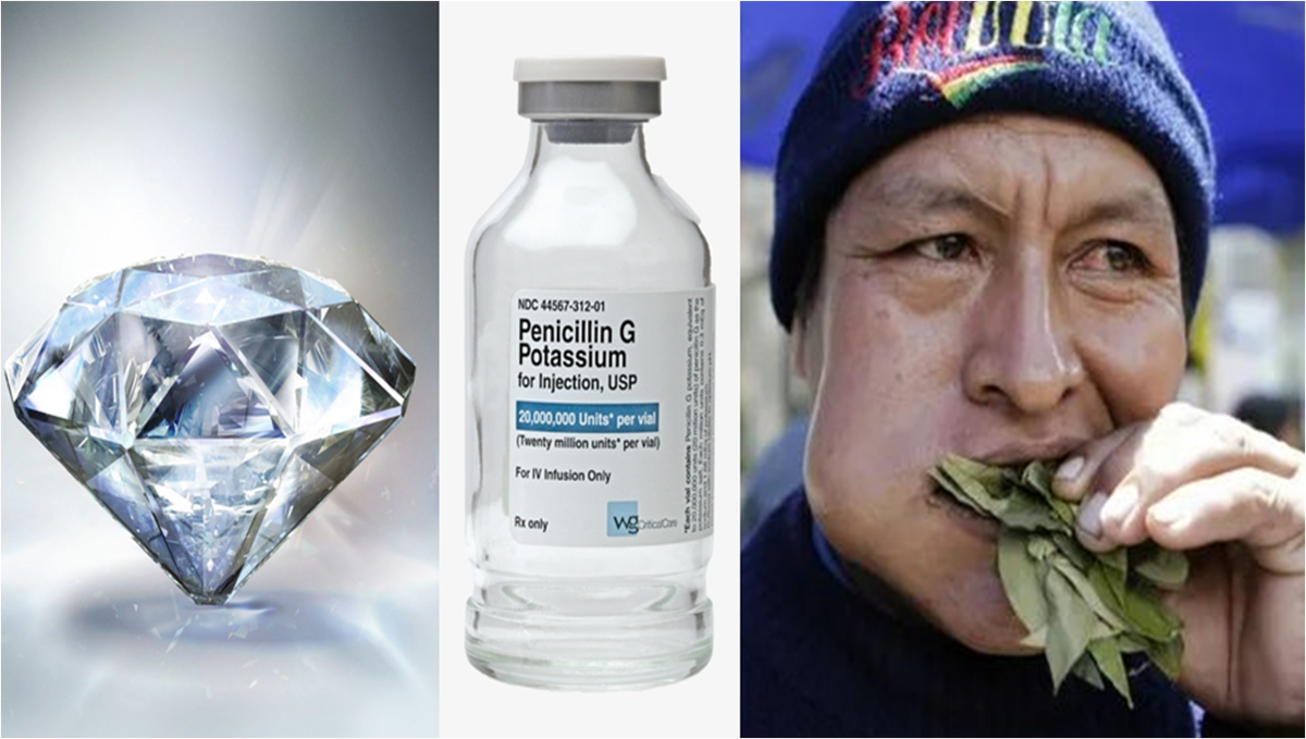 Бриллиант, Пенициллин и задорные листочки