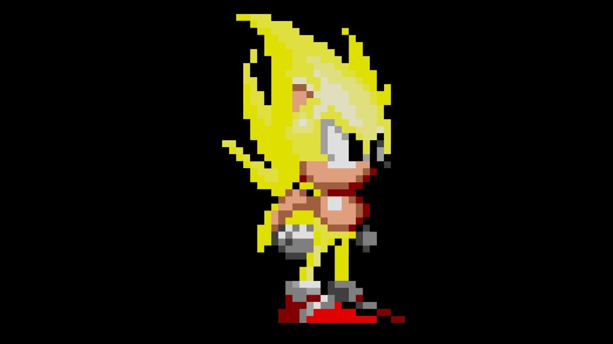 Super sonic baby tape. Super Sonic Sprites Sonic 2. Соник 2 супер Соник. Супер Соник 3. Флитвей супер Соник пиксель.