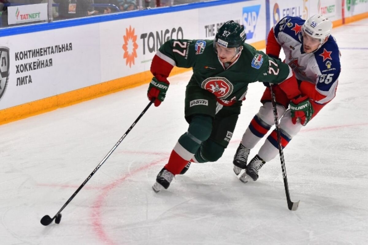    «Ак Барс» крупно переиграл Московский ЦСКА и одержал первую победу в сезоне