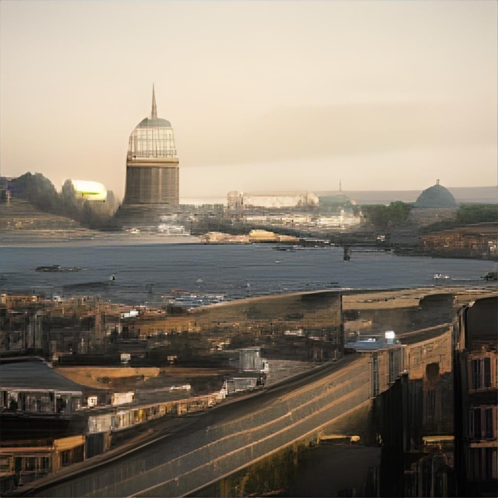 так нейросеть rudalle.ru рисует мне "поездку в Питер"