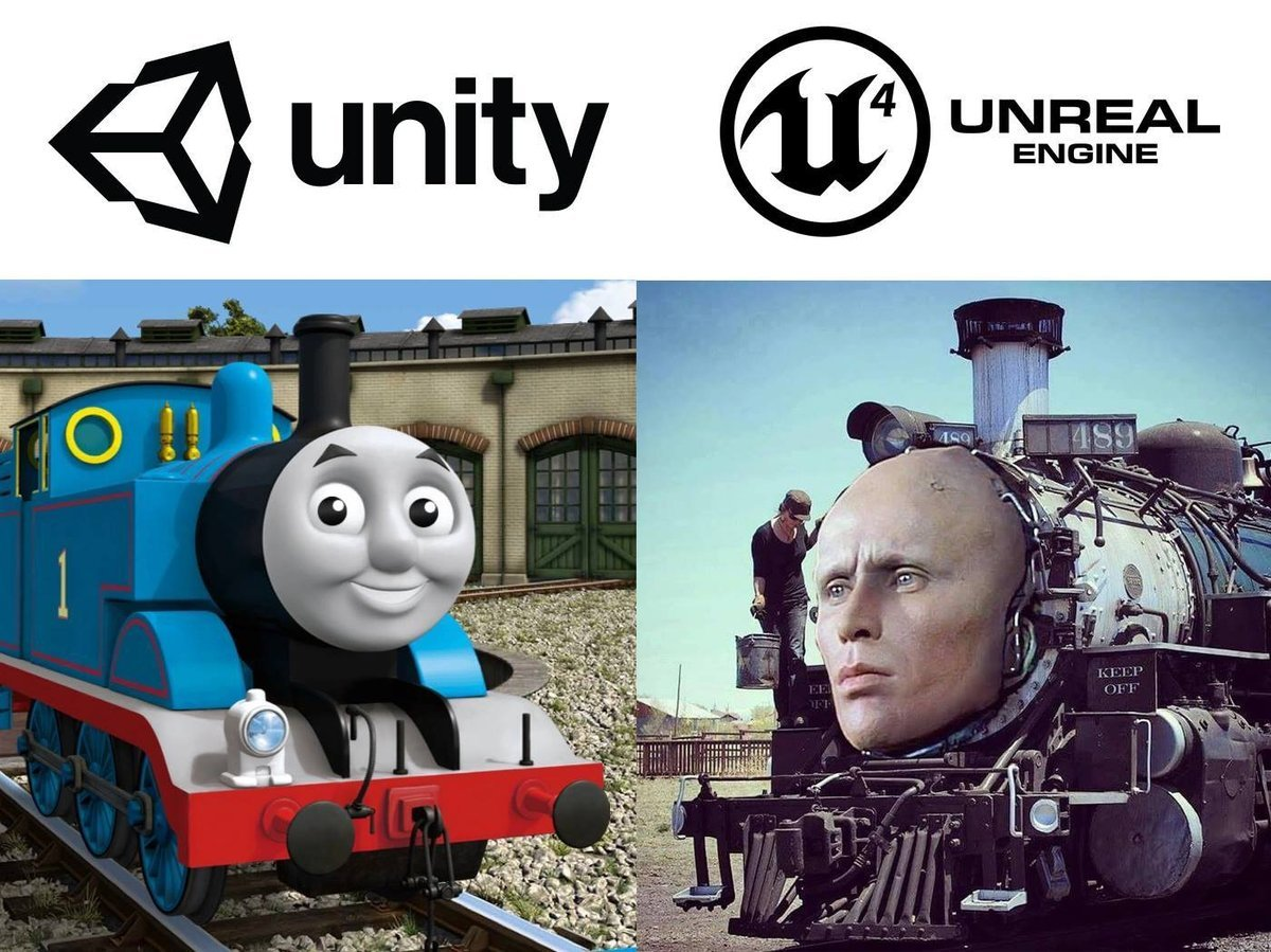 Какой игровой движок лучше: Unity или Unreal Engine? | MakeYourGame! | Дзен