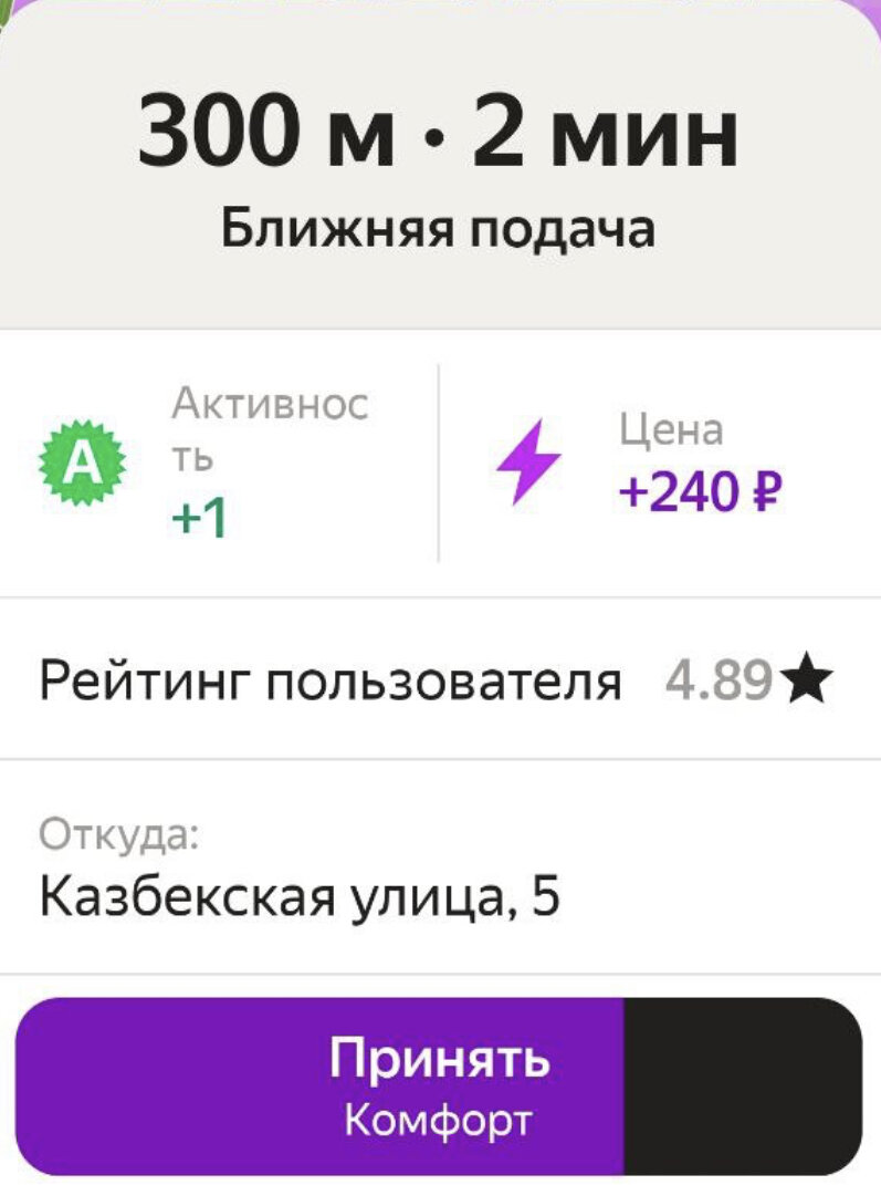 Хорошие коэффициенты и ближние подачи - именно это увеличивает доход водителя!