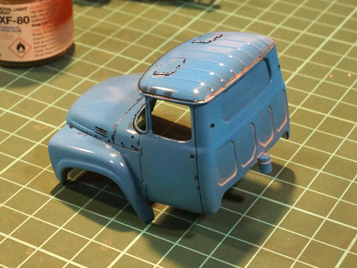 ЗиЛ-130-В1 с полуприцепом ТЦ-4 от АВД, масштаб 1:43. Часть 4. Финальная ...